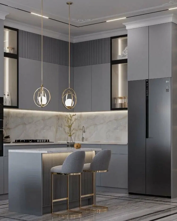 Примеры современных дизайнов кухонь из интернета