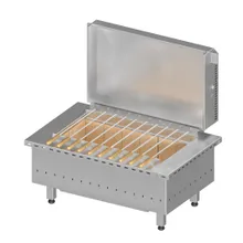Комплект мангала с тумбой, нержавеющая сталь, 90x95х61 см, Ontario, KuhniGrill
