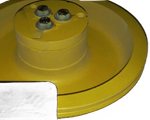 Канатоведущий шкив D400х8х10 мм ширина 150 мм U-groove 95° лебедки ZIEHL ABEGG SM225.60B