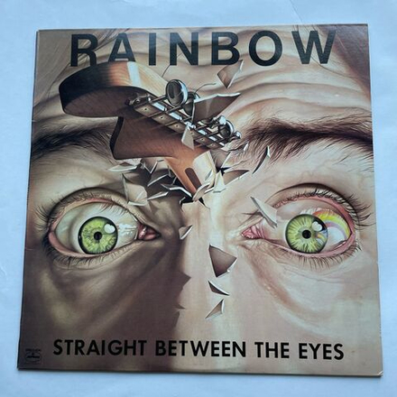 Винтажная виниловая пластинка LP Rainbow Straight Between The Eyes (США 1982)