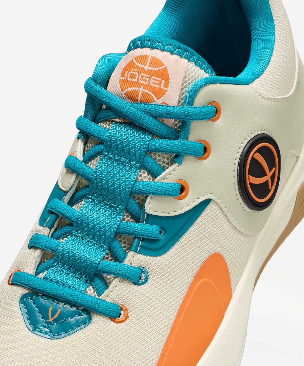 Кроссовки баскетбольные JÖGEL Launch 2.0 LOW, бежевый/оранжевый