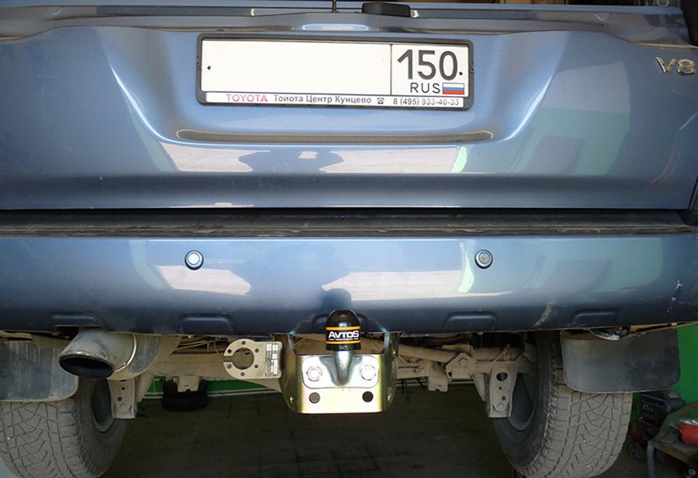 Фаркоп AvtoS TY 25 для Toyota Land Cruiser 200 2007-(паспорт и сертификат в комплекте)(без электрики)