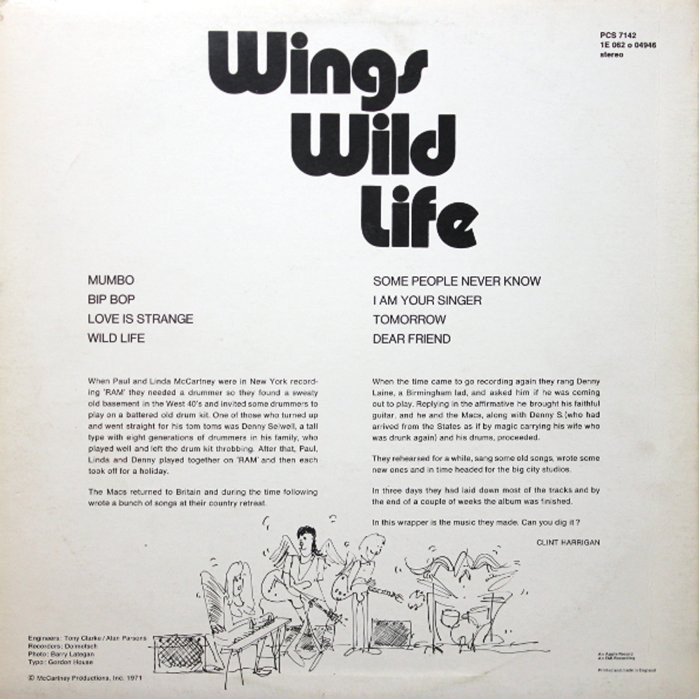 Wings / Wild Life (LP)