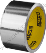 STAYER ProTape 50 мм х 10 м до 120 °С, Алюминиевая лента самоклеящаяся, PROFESSIONAL (12268-50-10)