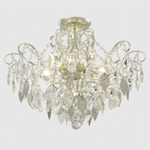 Светильник потолочный Crystal Lux ESMIRALDA PL6 SILVER