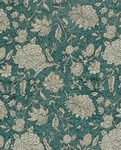 Zara Home плед из хлопка, бирюзовый, в полоску, 140x190 см