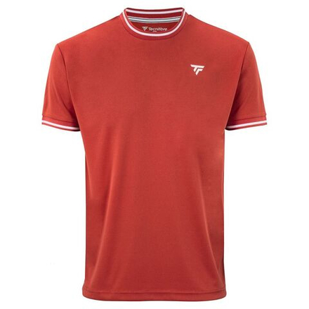 Детская теннисная футболка Tecnifibre Team Tech - terracotta