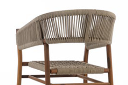 Monaco Chair кресло деревянное, массив ироко