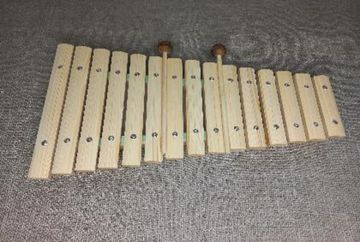 MD-KS-15P Ксилофон 15 нот, с резонатором, До, тонировка, Музыка Детям