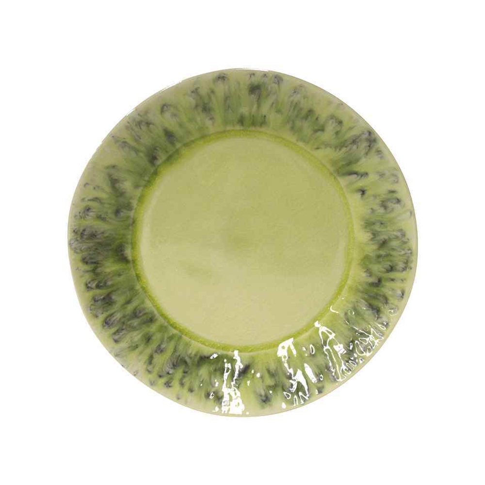 Тарелка мелкая Madeira 28 см, цвет зеленый лимон, керамика Costa Nova