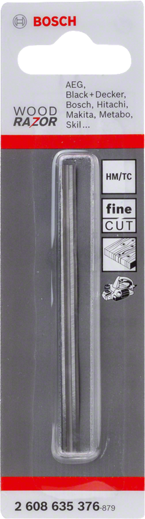 Нож для рубанка BOSCH 82мм WR 2608635376