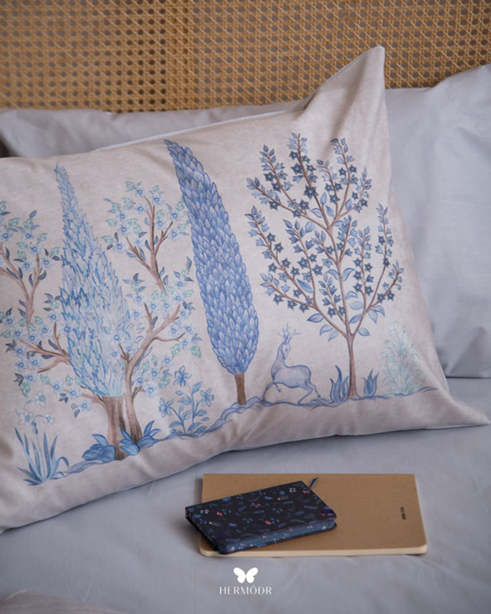 Комплект постельного белья двуспальный Jeyran Hermodr 8 предметов 130220269 Иран