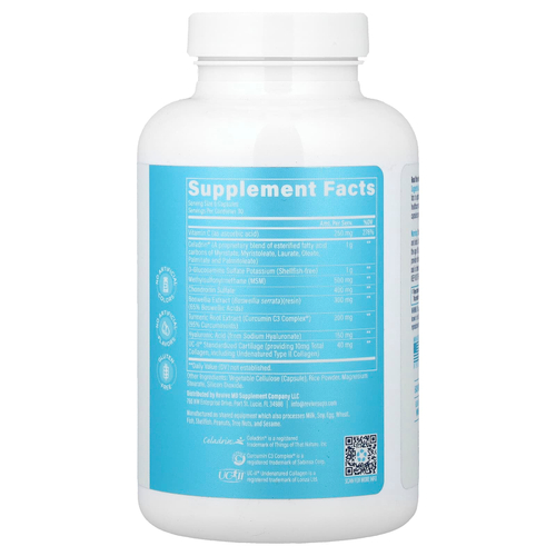 Revive, добавка для поддержки суставов, 180 вегетарианских капсул