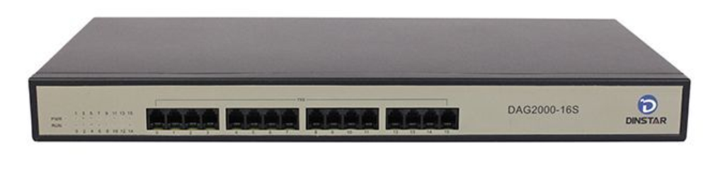 Шлюз GSM  Dinstar DAG2000-16S