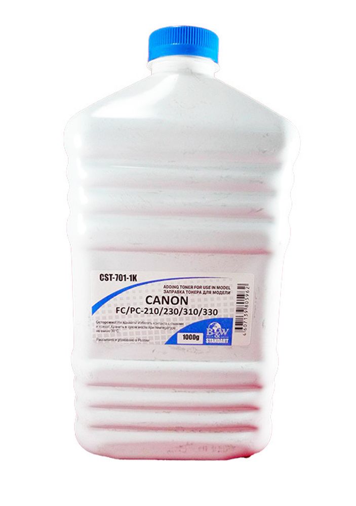 Тонер Canon FС/PC-210/230/310/330 (1кг) Black&amp;White Standart фасовка Россия
