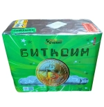Батарея салютов "Биткоин" (TKB929) от Тк Сервис, 29 залпов, 30 мм