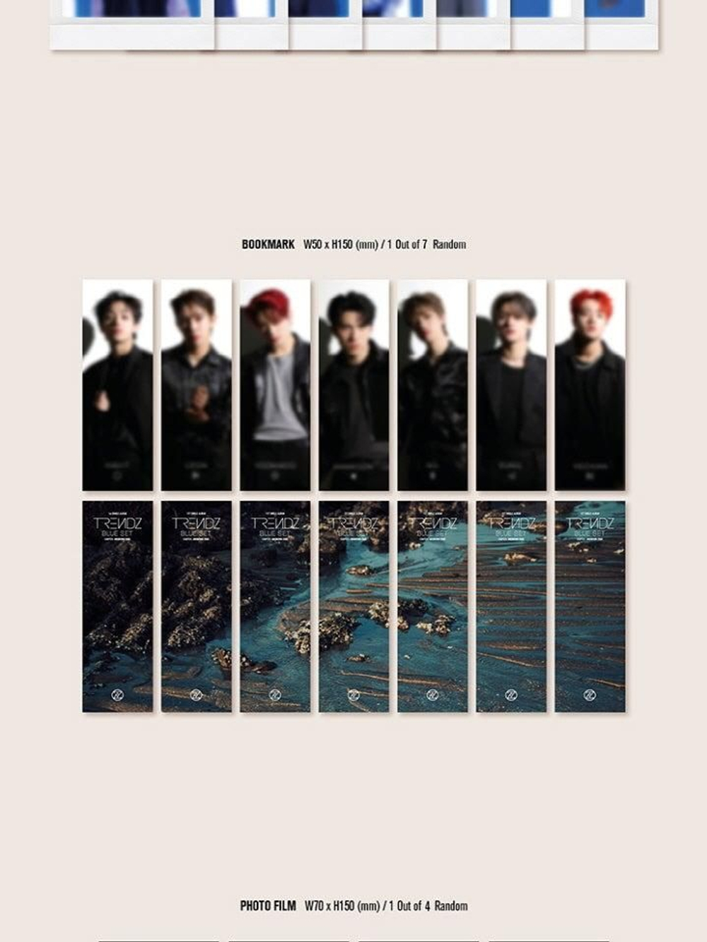 Альбом TRENDZ - BLUE SET Chapter. UNKNOWN CODE 1st Single Album