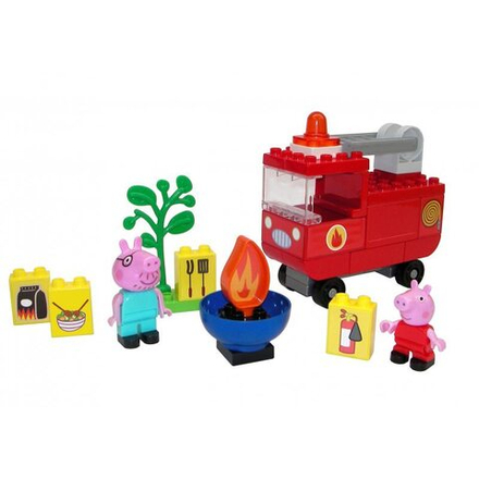 конструктор BIG Blocks Пожарная команда Свинка Пеппа 40 эл. 57146