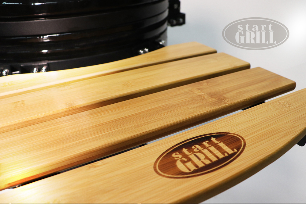 Керамический гриль Start Grill Pro, с окошком, 61 см./24 дюймов