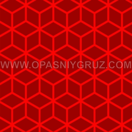 Красная светоотражающая лента 104R для бортов