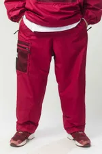 Штаны Codered Square Pants Wide бордовые