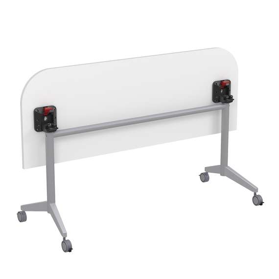 8ФСРР.103-S Складной радиусный стол-трансформер Simple с фиксаторами (1650*600*750)