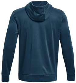 Мужская теннисная кофта Under Armour Men's Armour Fleece Full-Zip Hoodie - petrol blue/pewter
