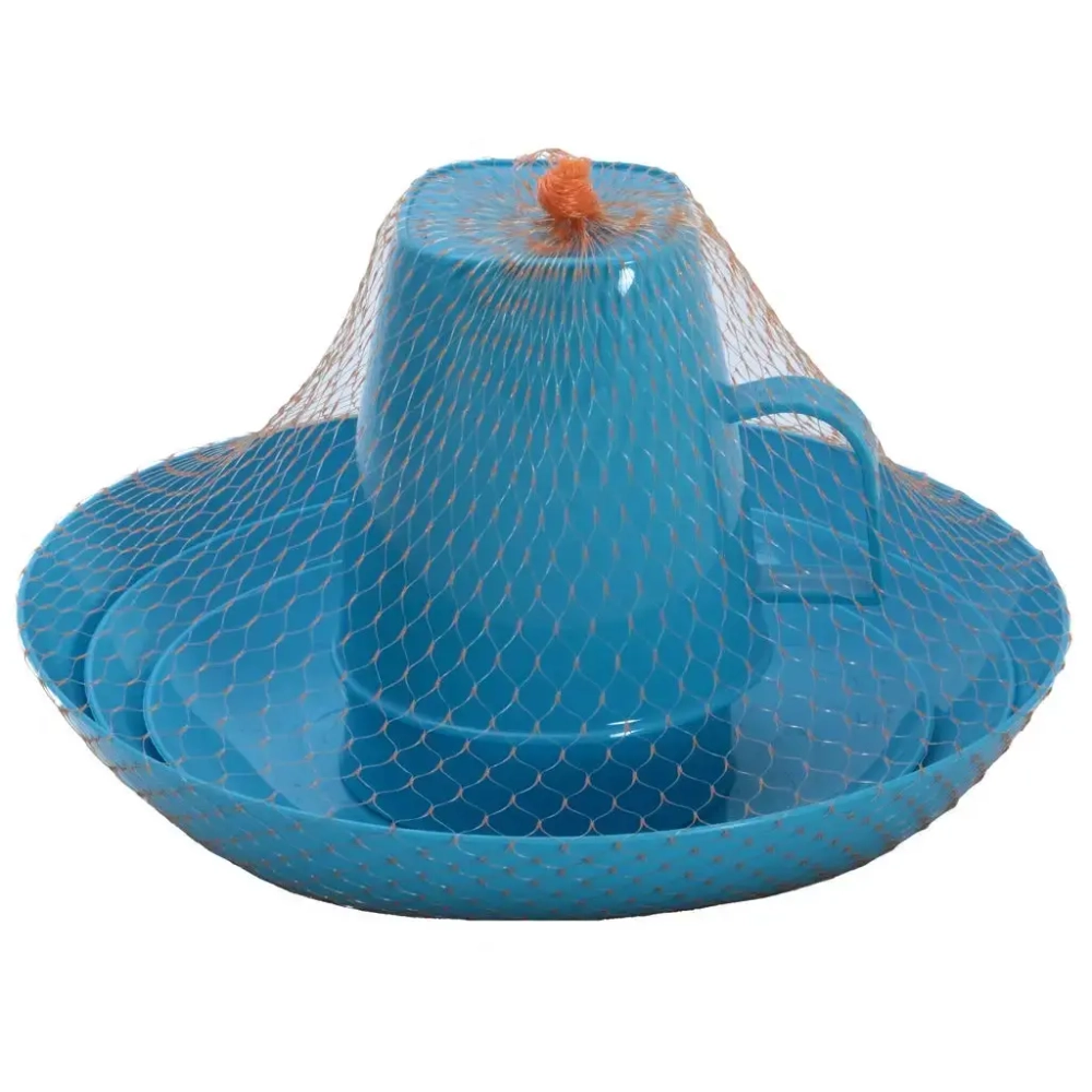 Набор «Дачный» на 1 персону (тарелки-0,23 л, 0,48 л., 1 л., стакан 380 мл., кружка 380 мл.) (Бийск)