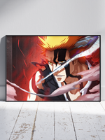 Постер плакат Ичиго Банкай Рога Bleach Блич