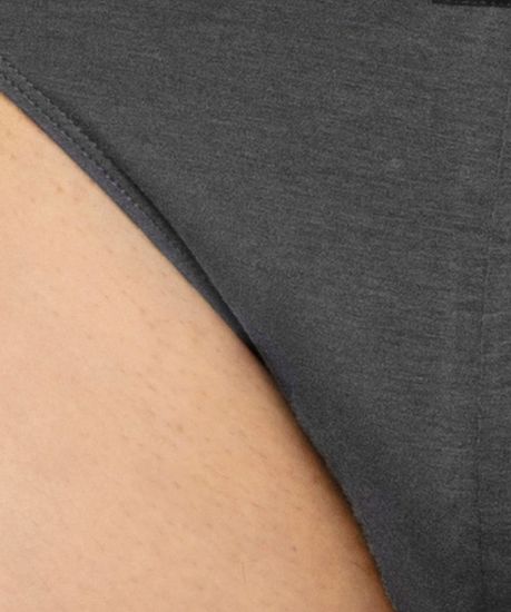 Мужские трусы слипы (2 шт) мини Basic 2BMP-014 графитовые