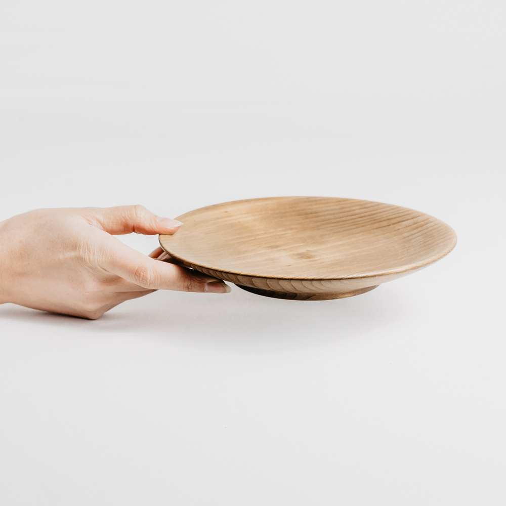 Деревянная тарелка-блюдце Art of Siberia из сибирского кедра T77