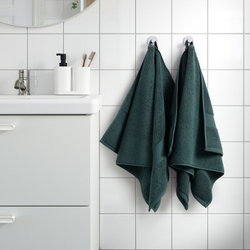IKEA FREDRIKSJÖN  (ИКЕА ФРЕДРИКСЙÖН)  -  Полотенце для рук, серо-бирюзовое, 50x100 см
