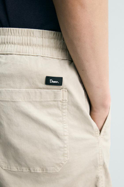 ZARA ШОРТЫ ИЗ ТВИЛА RELAXED FIT, РЫЖЕВАТО-КОРИЧНЕВЫЙ
