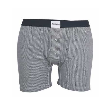 Мужские трусы-шорты темно-синие с принтом Tom Tailor 70373/5608 636