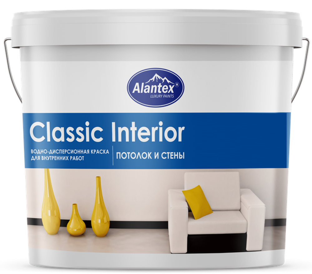 КРАСКА ВОДНО-ДИСПЕРСИОННАЯ ALANTEX CLASSIC INTERIOR 3.5КГ