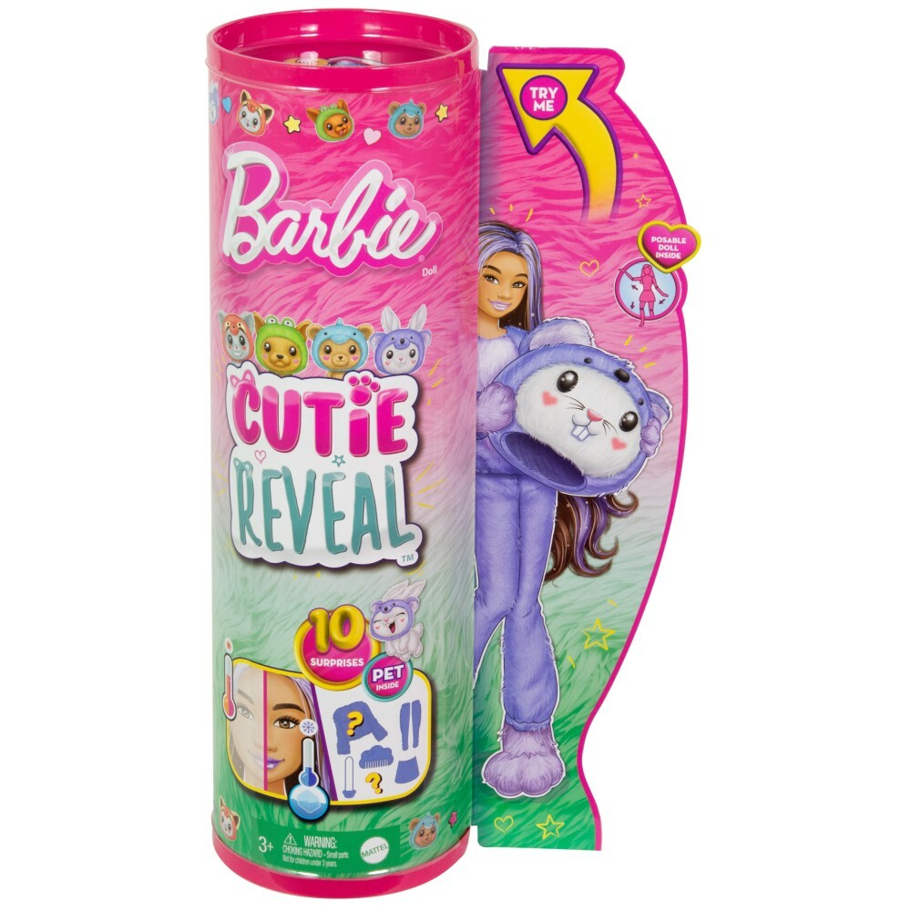 Barbie Cutie Reveal - Кукла Barbie Bunny-Koala + питомец HRK26 / артикул   HRK22 HRK26  / GTIN 194735178605