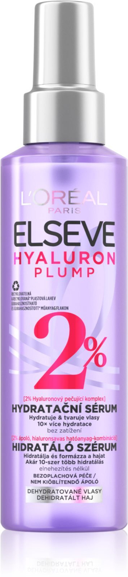 L’Oreal Paris Elseve Hyaluron Plump - сыворотка для волос с гиалуроновой кислотой /   150  ml  / GTIN 3600524032388