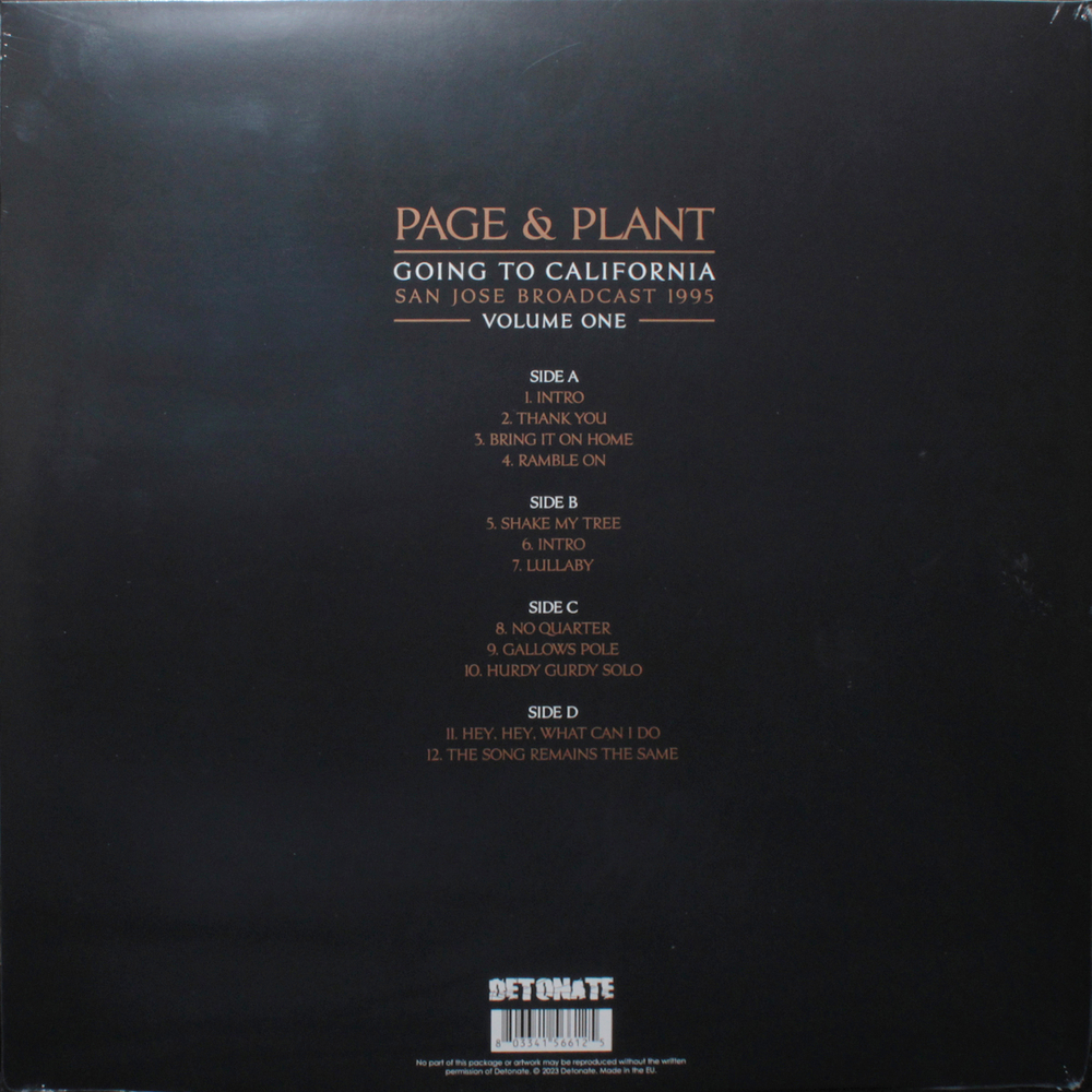 Jimmy Page & Robert Plant / Going To California Vol. 1 (Coloured Vinyl)(2LP)
