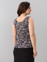 Майка М-040/черный-бежабстракция