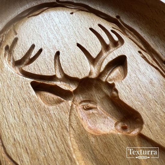 Пряничная доска Благородный олень (глубокий)