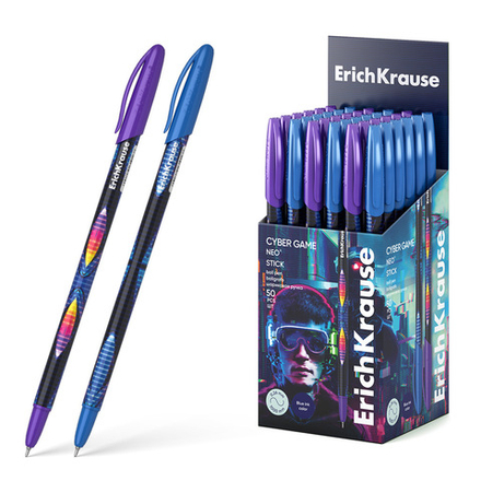 Ручка шар. EK Neo® Stick Cyber Game Super Glide Technology 0,7 мм, синяя