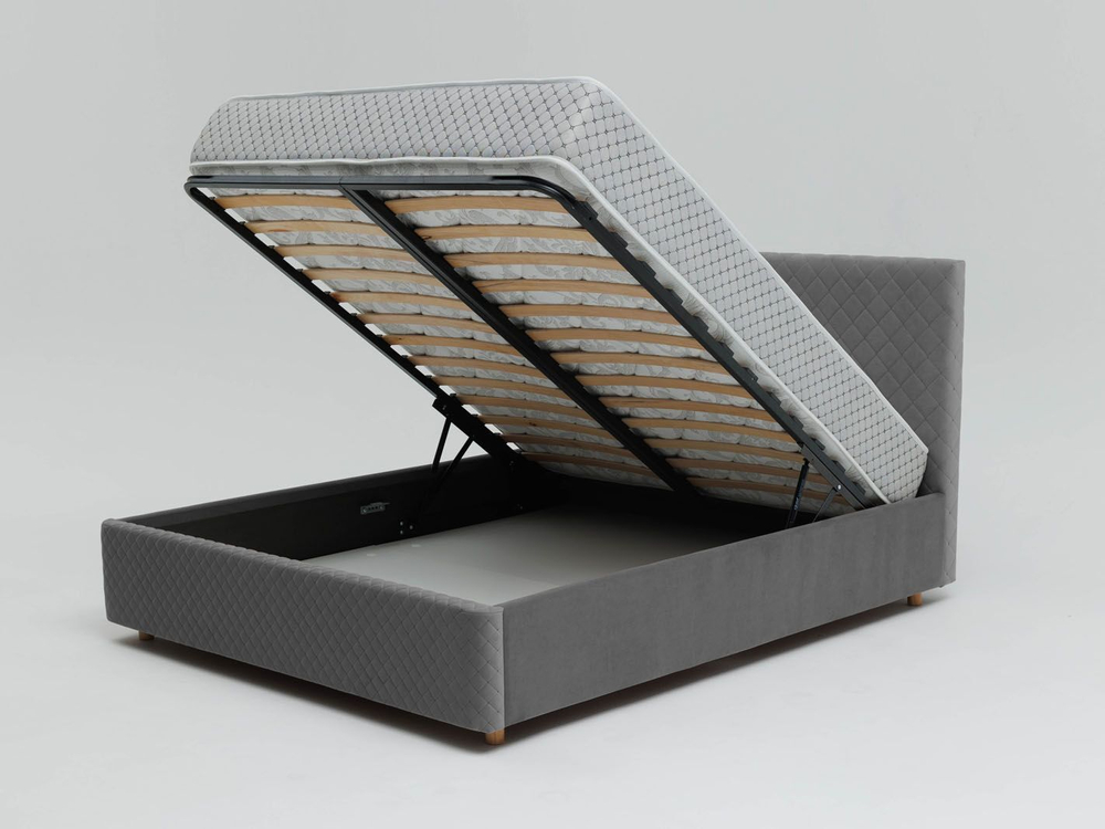 Кровать Galaxy 1800 с под. механизмом / серый №25