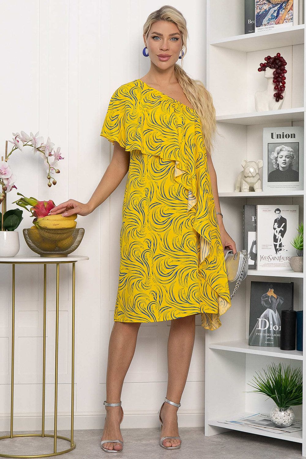 Платье Шардоне (ярко-желтое) П13771-36М LT Collection