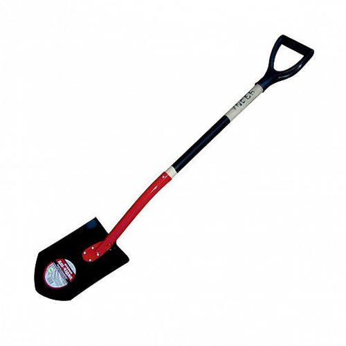 Лопата штыковая углублённая ЛКО  стальн. 1,5мм, Лидер-ШД  с дер..чер. с V-руч.