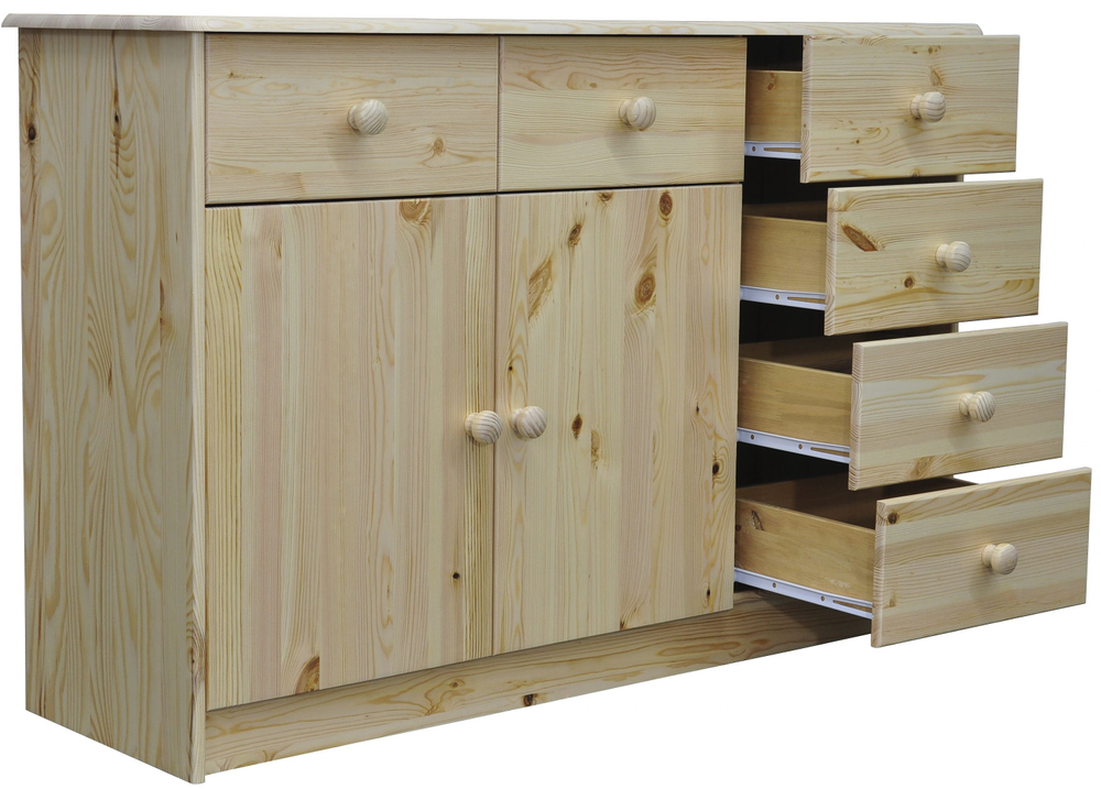 Комод, 113х35х73, Хаба, с ящиками, для одежды и игрушек, деревянный, Dipriz