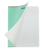 Тетрадь 12 л. BRAUBERG КЛАССИКА NEW частая косая линия, обложка картон, ЗЕЛЕНАЯ, 105694