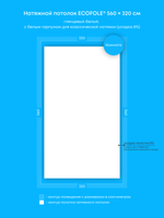 Натяжные потолки: 17.9 м2, 10.7 м2, 10.7 м2