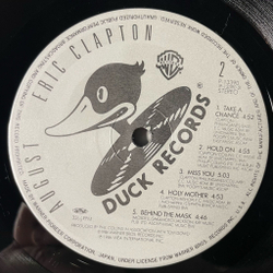 Винтажная виниловая пластинка LP Eric Clapton August (Japan 1986) (Obi) Take A Chance