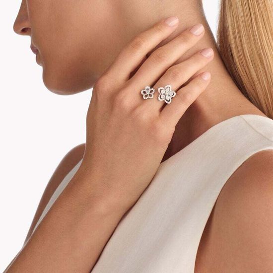 Кольцо Graff Wild Flower Double Diamond Ring