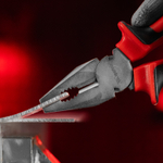 Плоскогубцы Nickel, 180 мм, никелированные, двухкомпонентные рукоятки Matrix